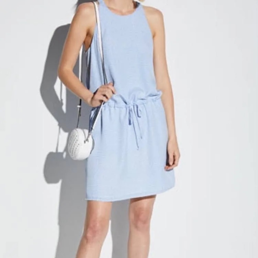 Joie Sky Blue Geometric Dress